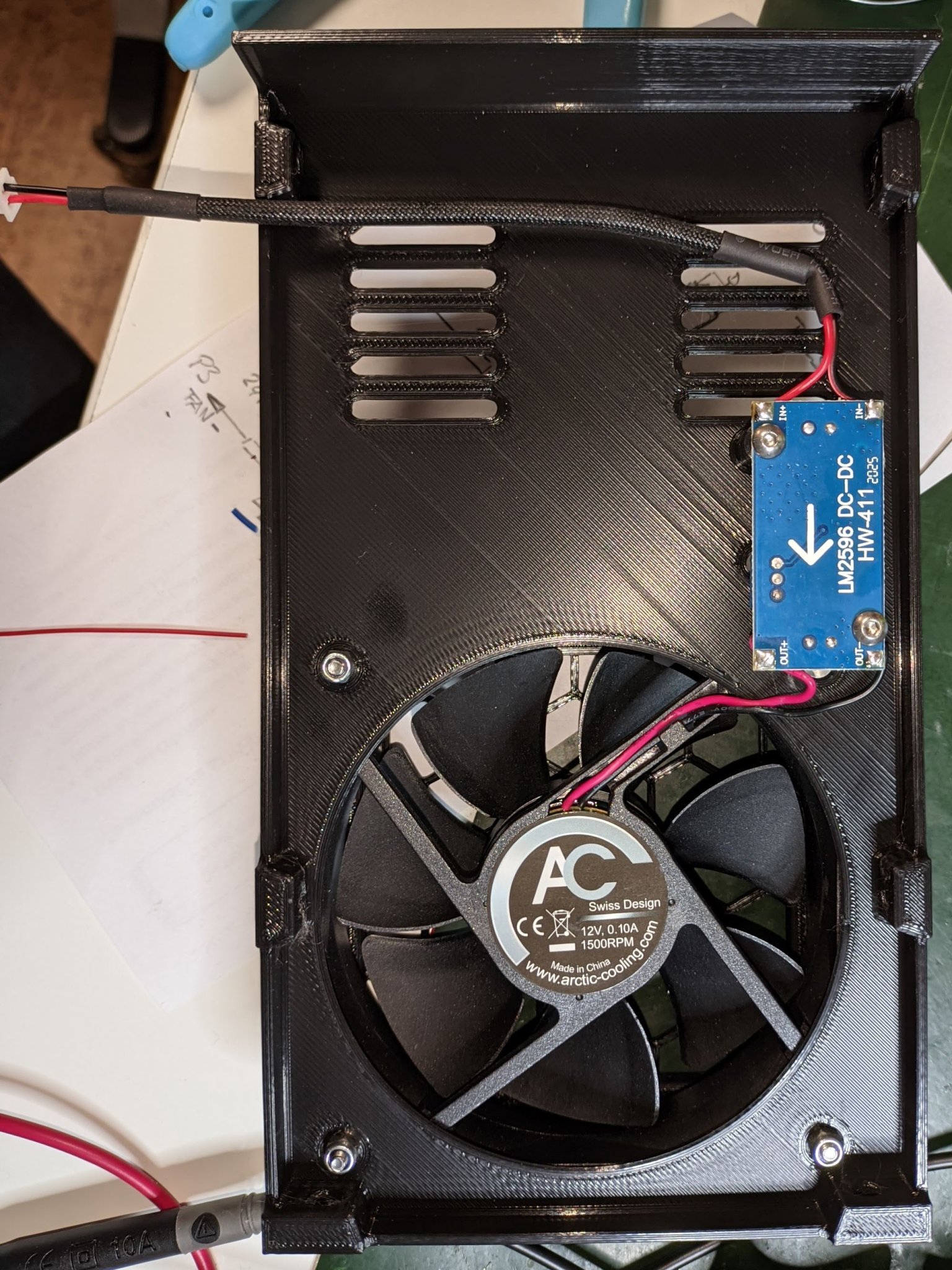 Nắp che PSU SOVOL SV06 cho quạt 92 mm và bộ chuyển đổi bước xu...