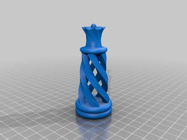 Bộ cờ vua xoắn ốc độc đáo