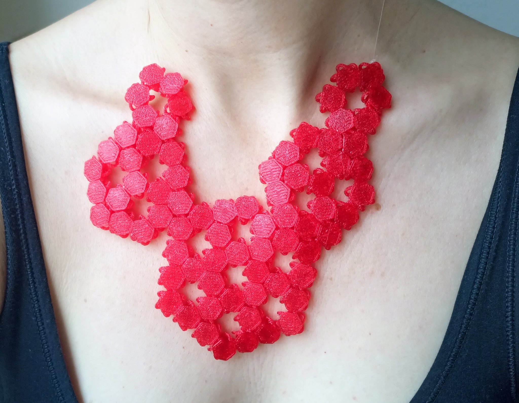 Chuỗi áo giáp NASA hình lục giác với mô hình STEP