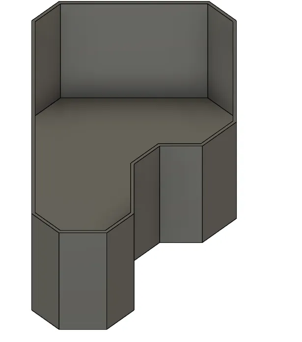 Kệ lưu trữ hình chữ L cho không gian gia đình và văn phòng