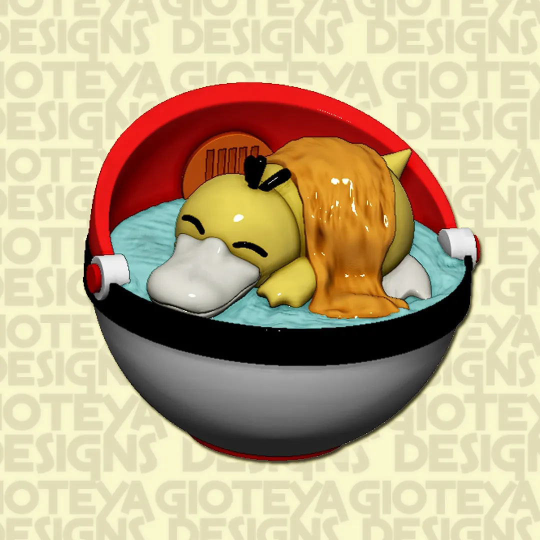 Psyduck Ngủ trong Thế Giới Pokemon