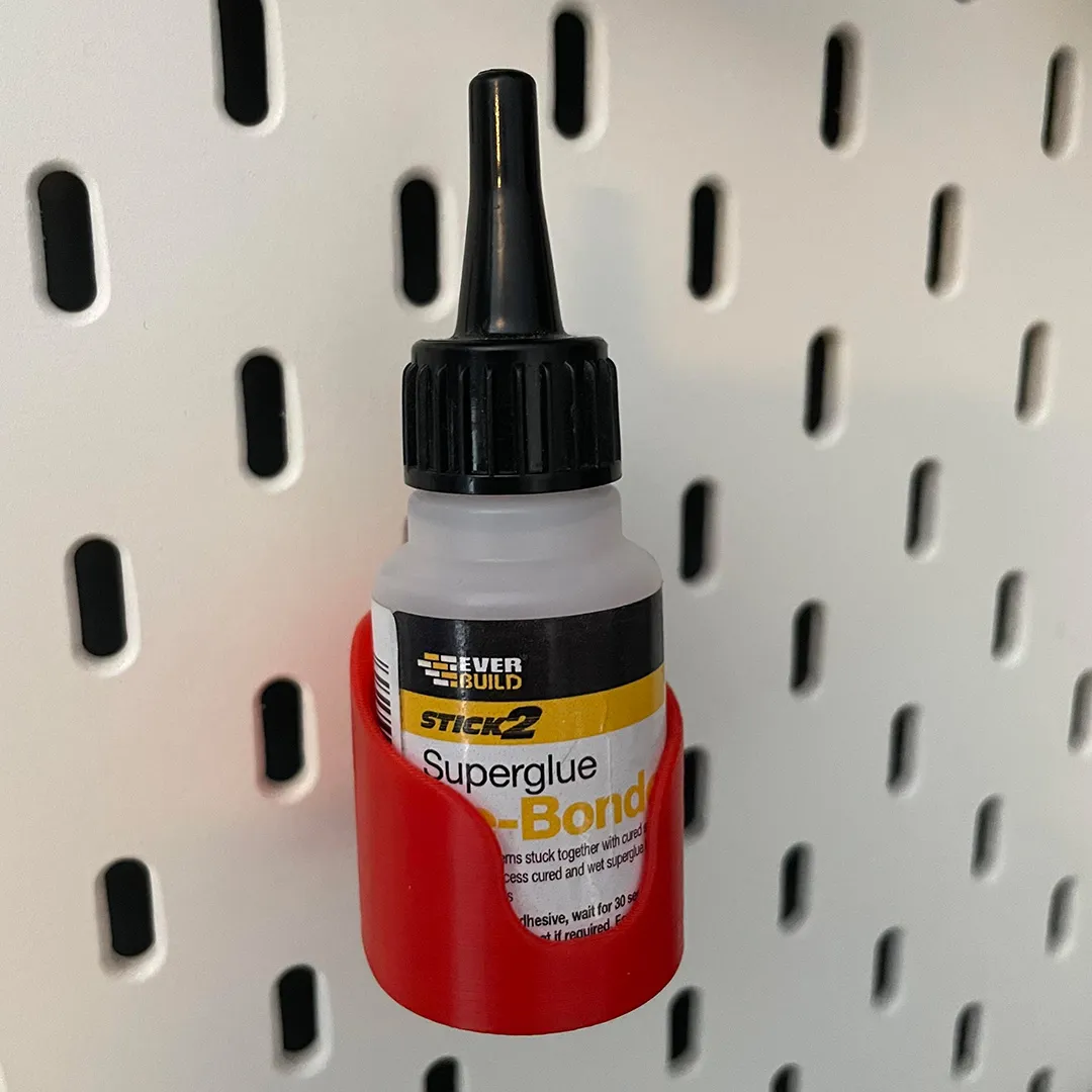 Giá đỡ chai đường kính 30mm cho hệ thống bảng peg Skadis