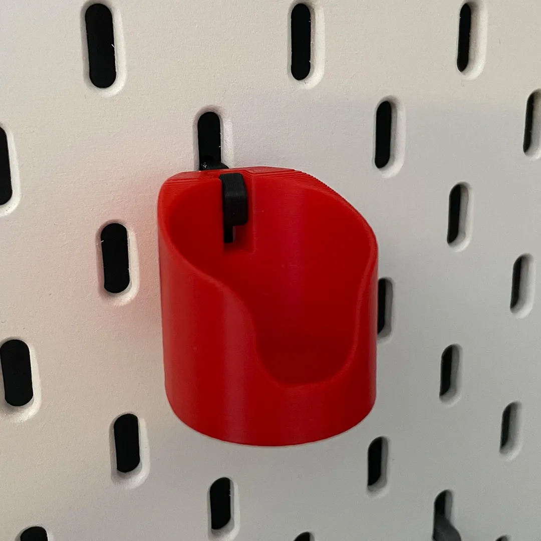 Giá đỡ chai đường kính 30mm cho hệ thống bảng peg Skadis