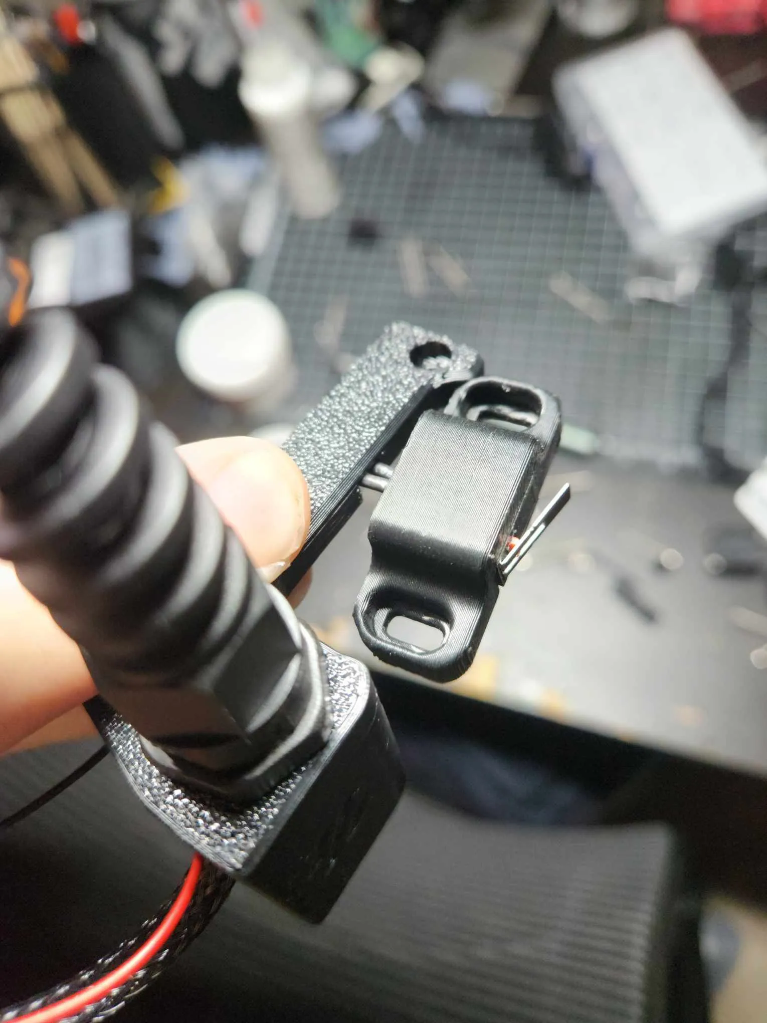 Giá đỡ PG7 Voron 2.4 với hệ thống quản lý dây điện và endstop