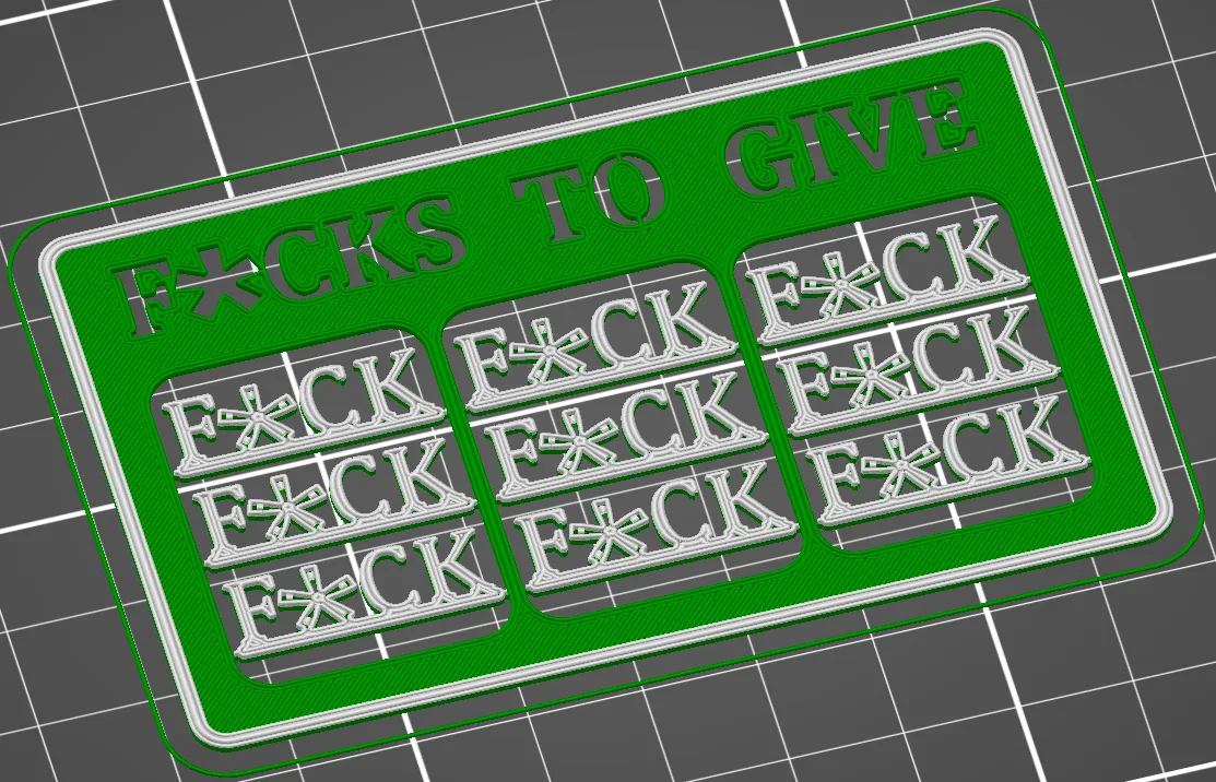 Ví danh thiếp F*cks với màu sắc độc đáo