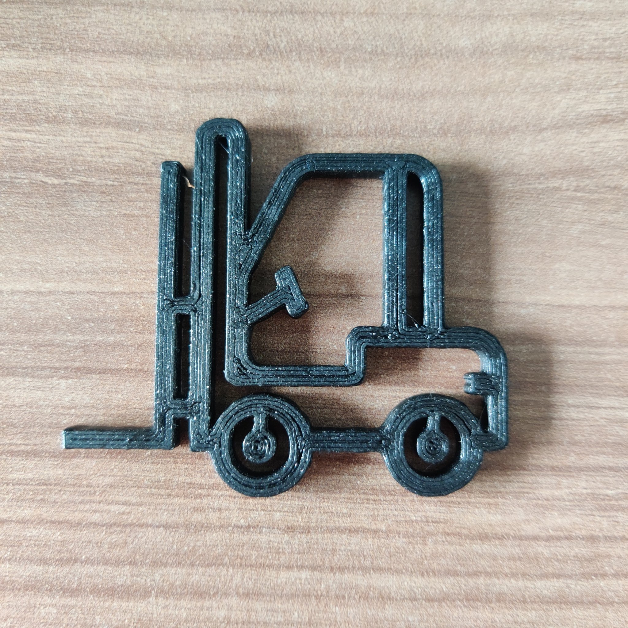 Móc khóa xe nâng dễ thương cho hàng xóm