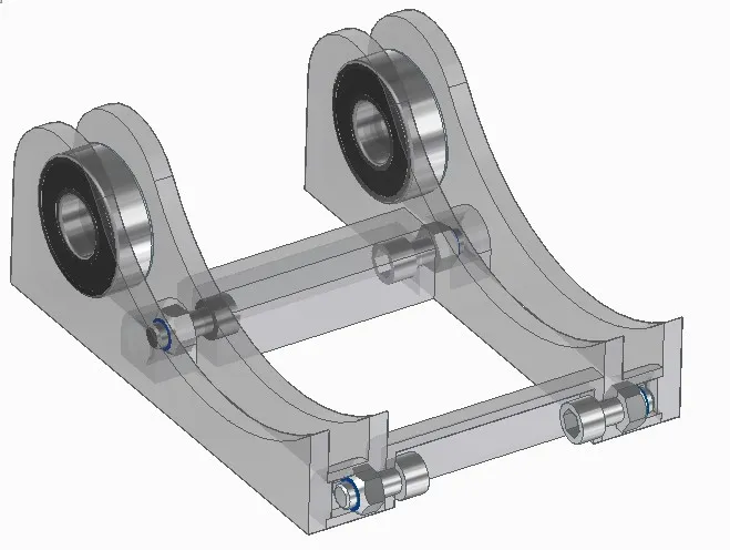 Giá đỡ cuộn filament điều chỉnh từ 45-80mm cho máy in 3D