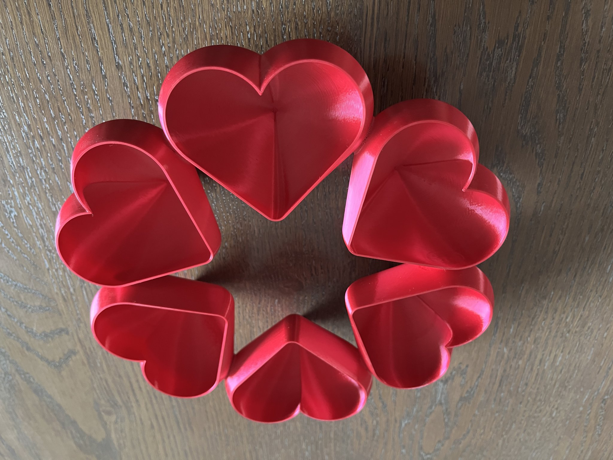 Bình chứa trái tim có nắp - họa tiết ngôi sao