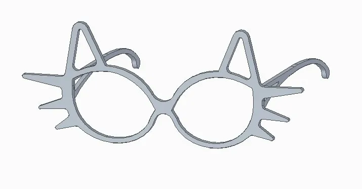 Kính mèo không có tròng cho trẻ em và người lớn