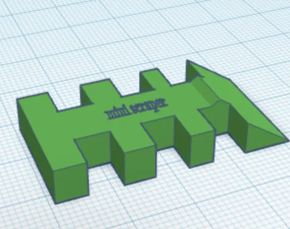 Máy cạo mini cho in 3D với thiết kế tối giản