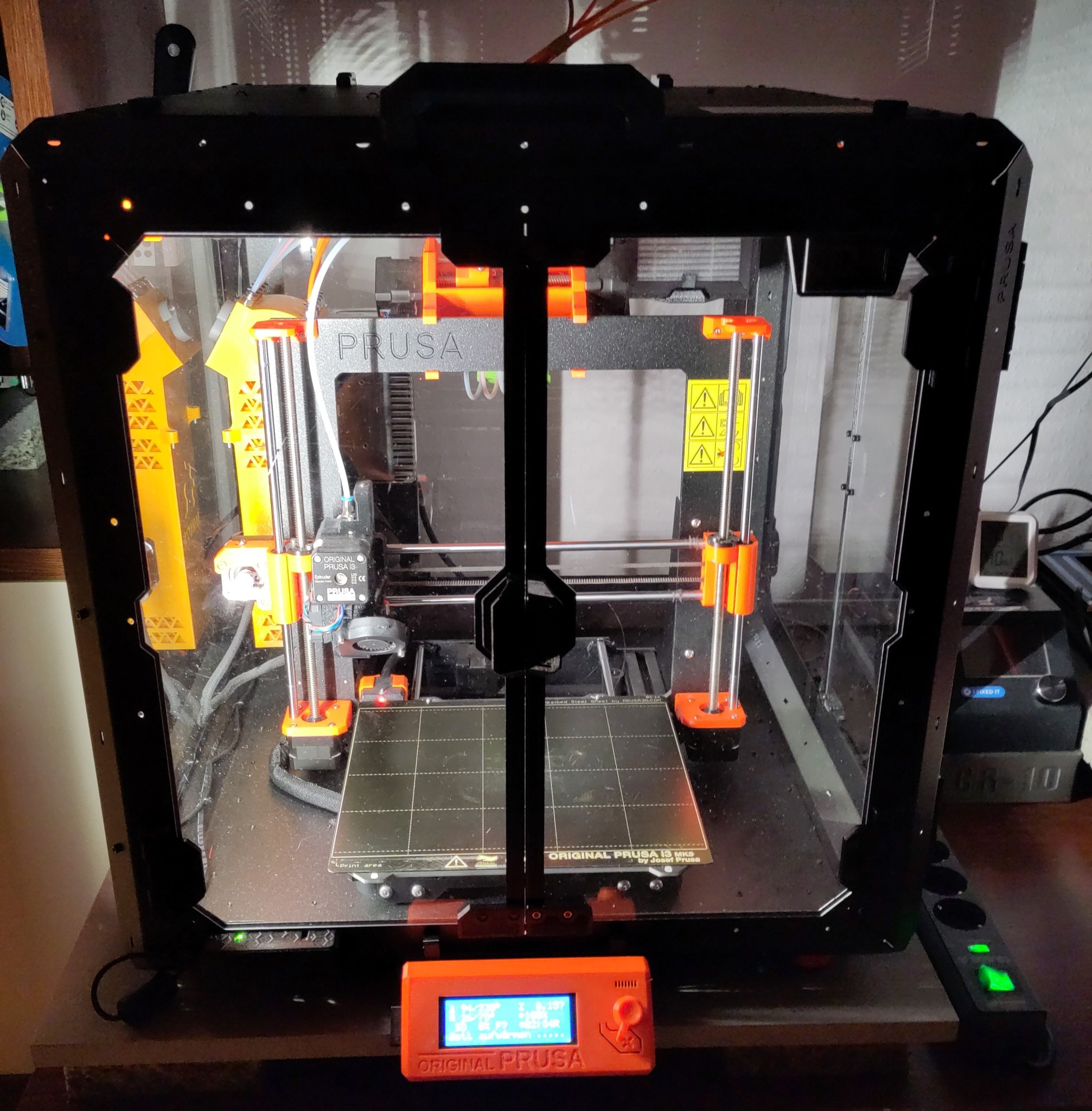 Cửa trước cho Enclosure Prusa Original - thiết kế lại