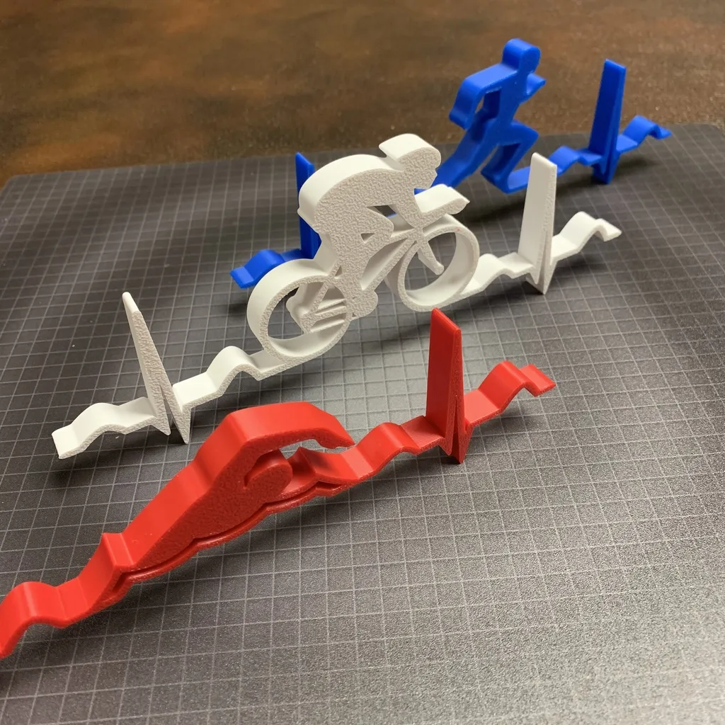 Nhịp tim xe đạp cho người yêu thể thao bơi, chạy, đạp xe