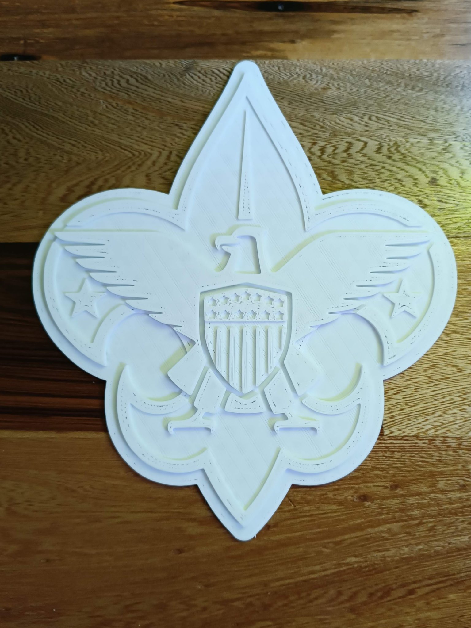 Biểu tượng Boy Scouts of America 3D với 5 lớp chi tiết