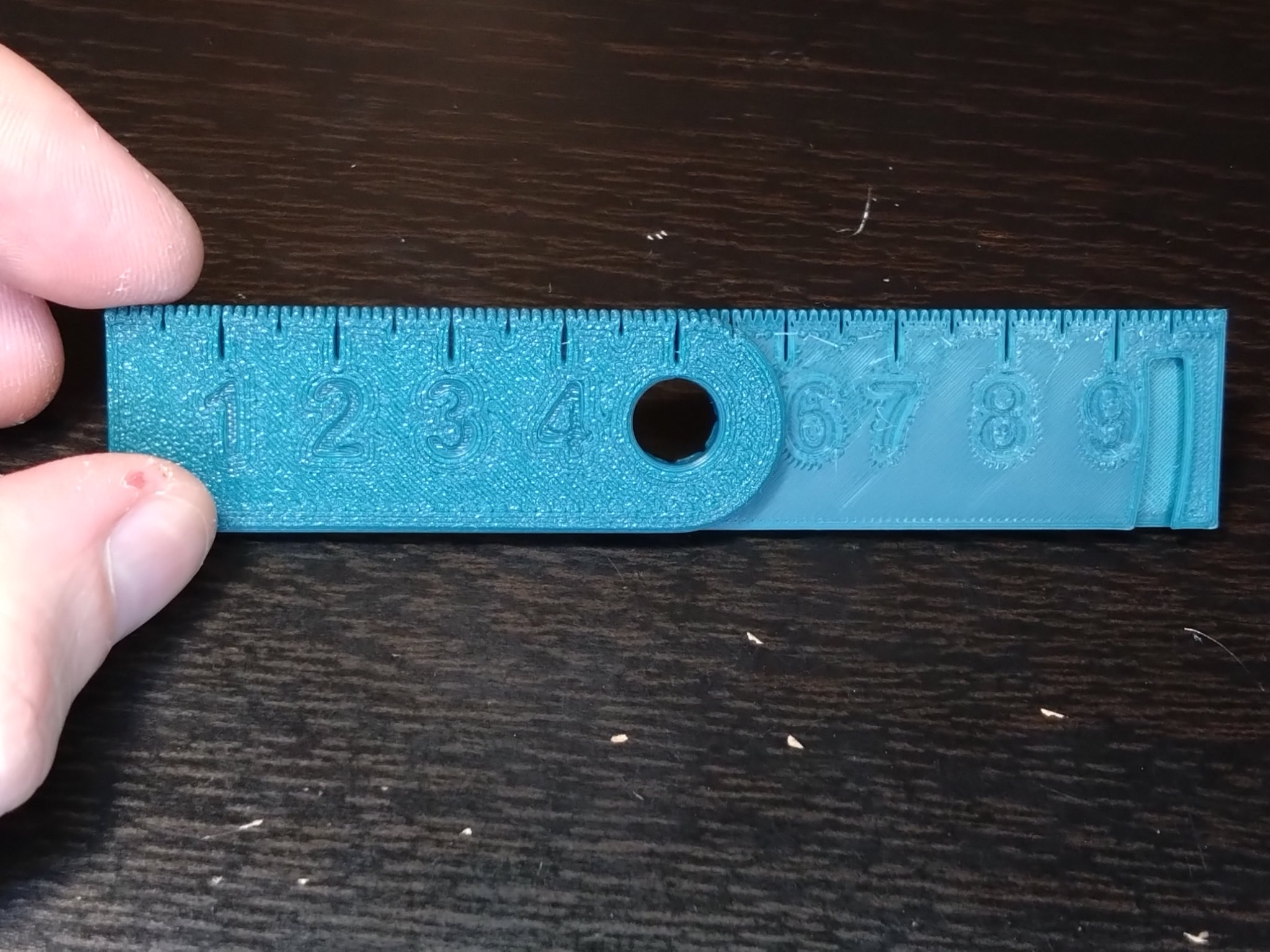 Thước kẻ gập 10cm cho móc chìa khóa