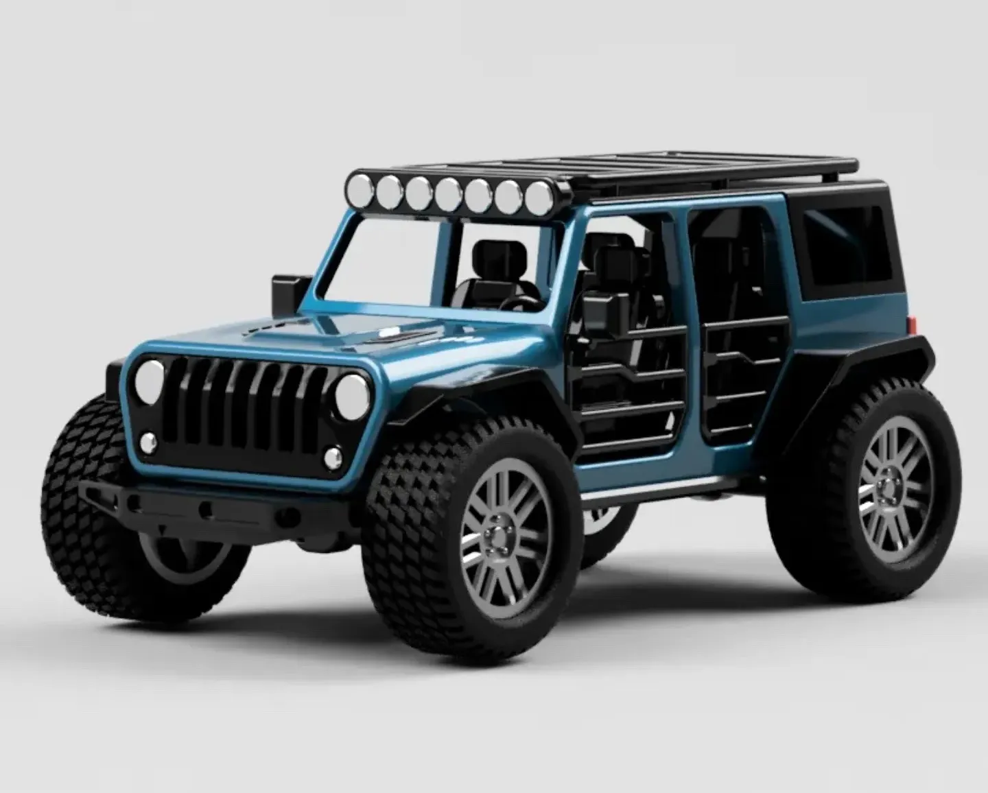 JEEP Wrangler 4 cửa với mui cứng có thể tháo rời