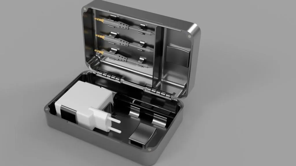 Vỏ đựng mỏ hàn TS80P với nguồn điện bên trong