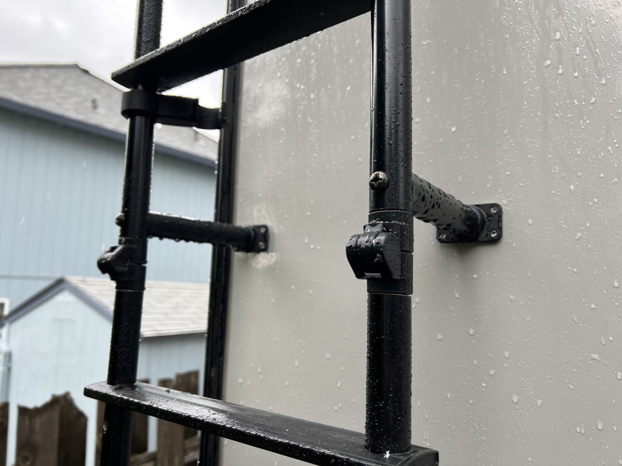 Bản lề thang gập RV cho việc lưu trữ tốt hơn trên xe cắm trại