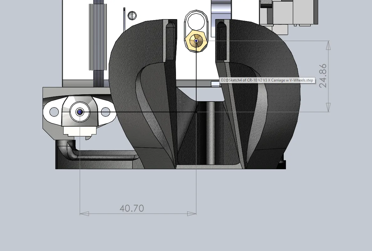 Giá đỡ Biqu H2 V2S Lite và cảm biến filament cho CR10 V2/V3
