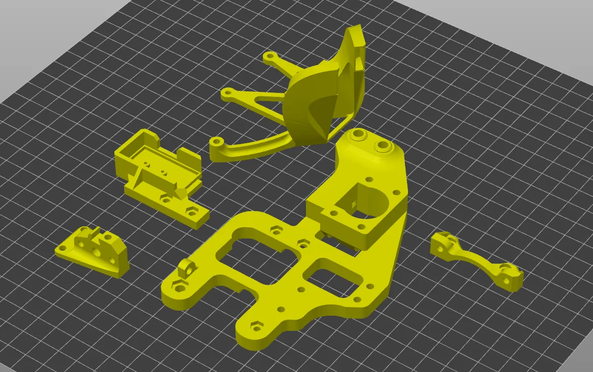 Giá đỡ Biqu H2 V2S Lite và cảm biến filament cho CR10 V2/V3