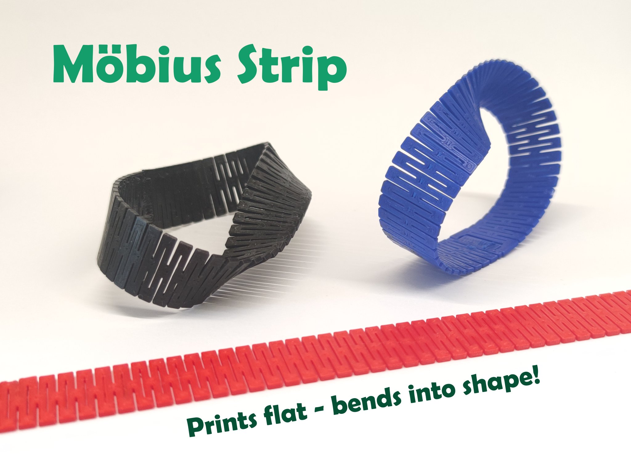 Dải Mobius in được - Cơ chế gắn kết đơn giản