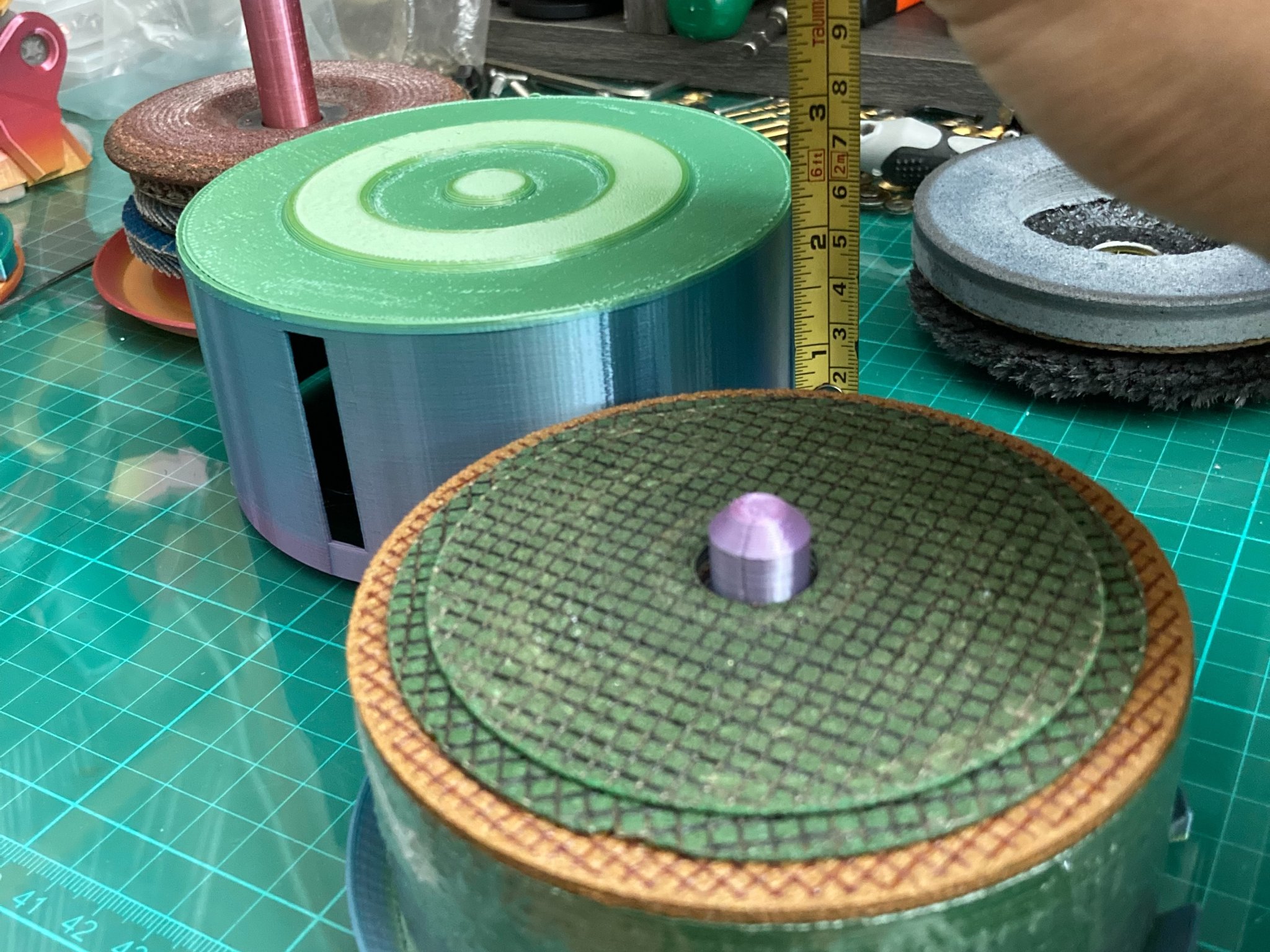 Hộp đựng đĩa cắt lưỡi mài 4 inch cao 2 inch