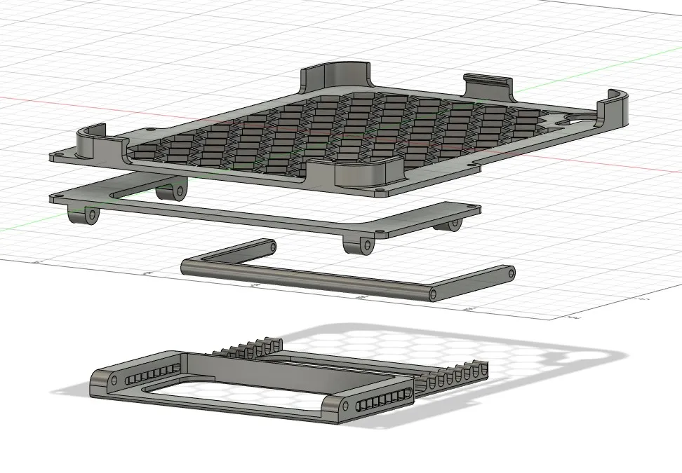 Bảng điều khiển đầu gối điều chỉnh cho iPad Mini 6 của phi...