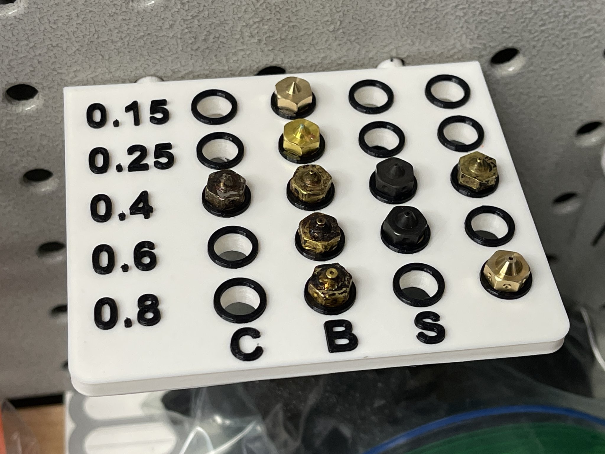 Giá đỡ vòi phun cho E3D V6 trên bảng ghim 1 inch