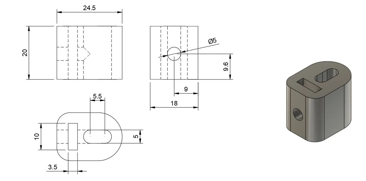 Kẹp cáp cơ bản cho cáp mạ vinyl