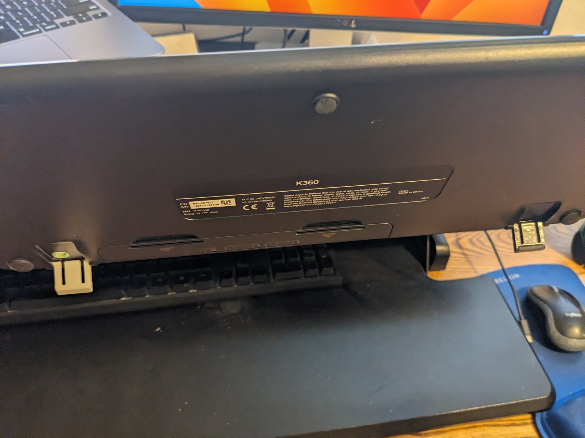 Thay thế chân cho bàn phím Logitech K360