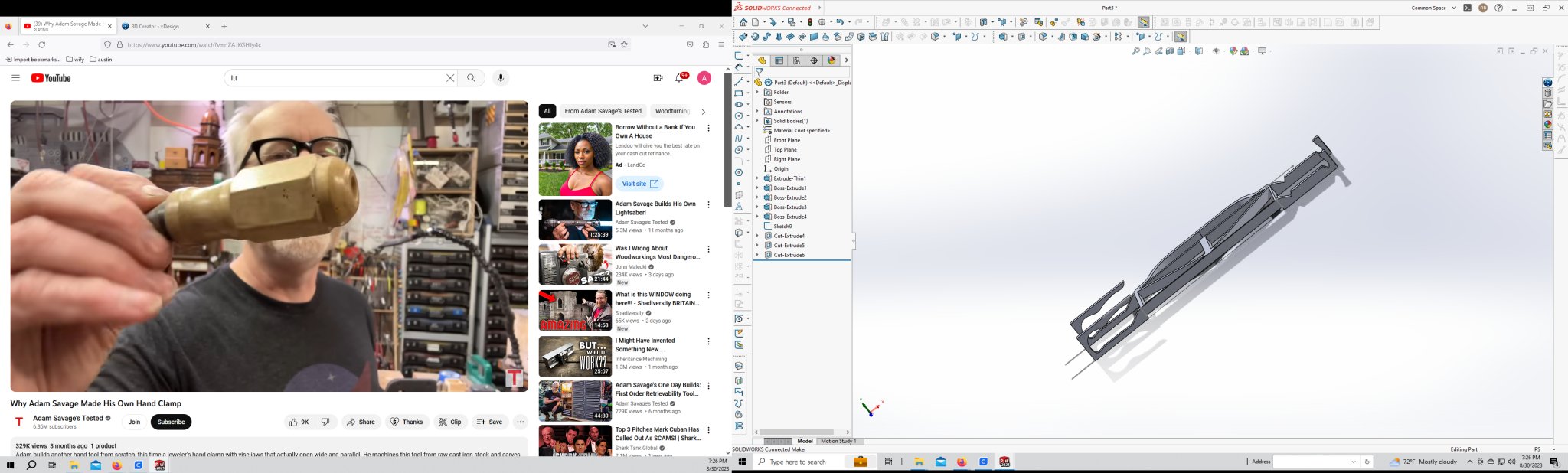 Giá đỡ dây paracord tiện lợi