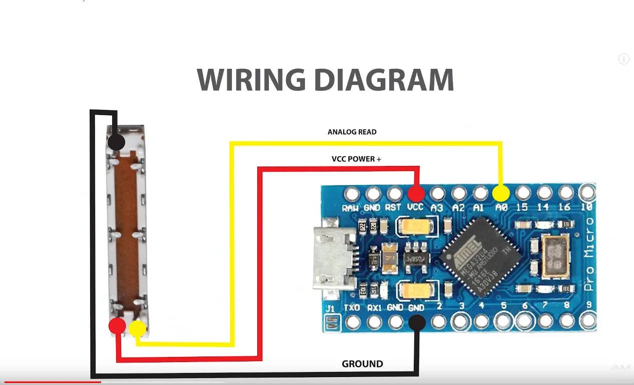 Bộ phanh tay Sim Racing V1 in 3D với Arduino và cảm biến potentiometer