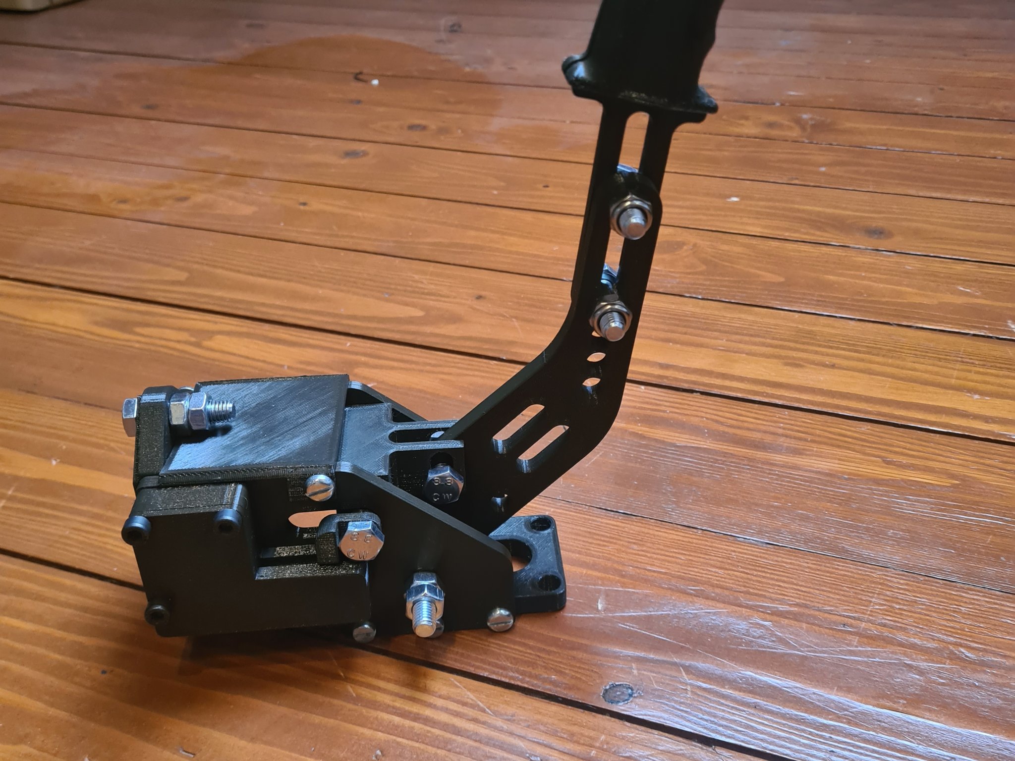 Bộ phanh tay Sim Racing V1 in 3D với Arduino và cảm biến potentiometer