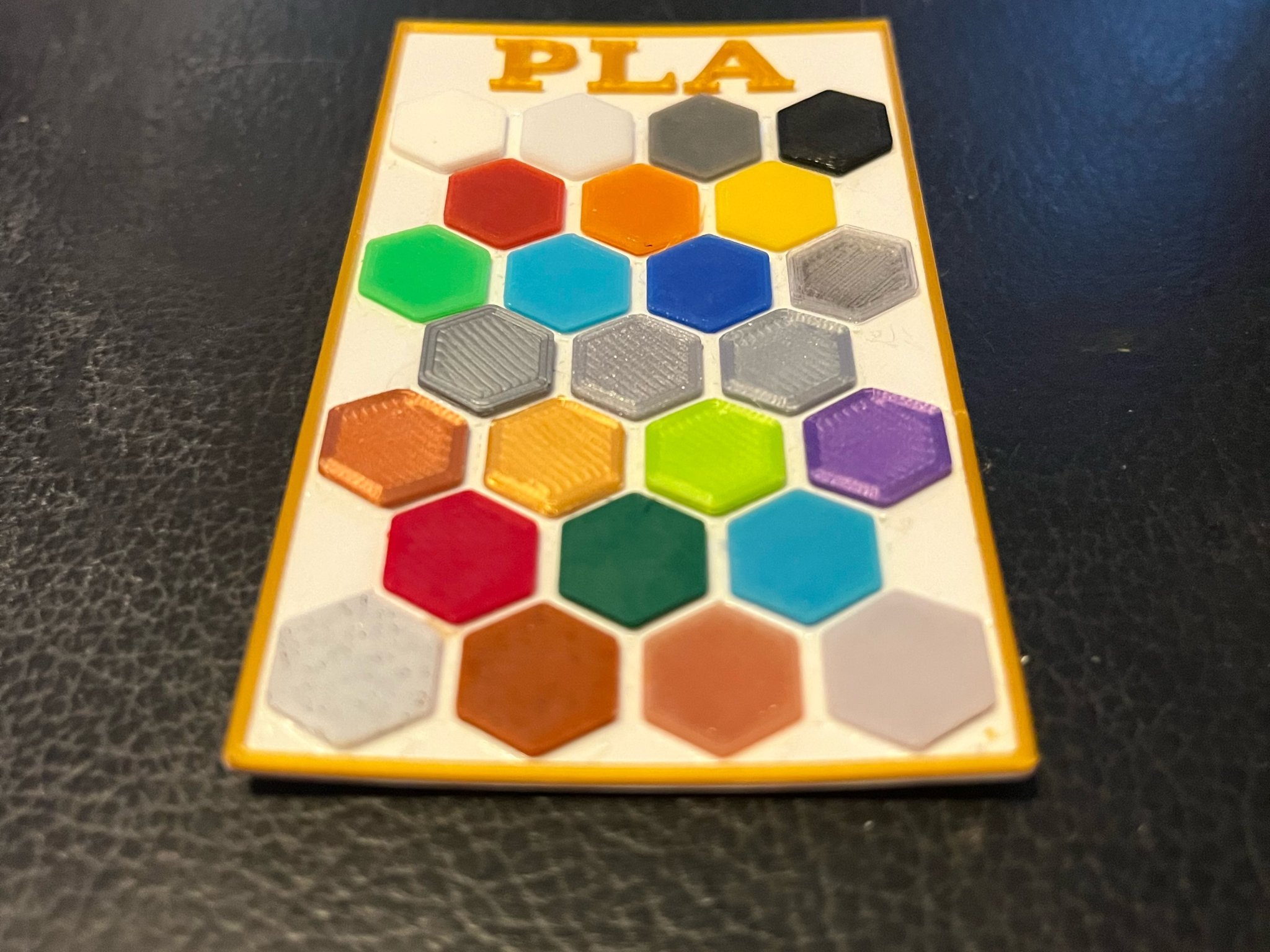 Thẻ mẫu filament - 25 mẫu trên mỗi thẻ