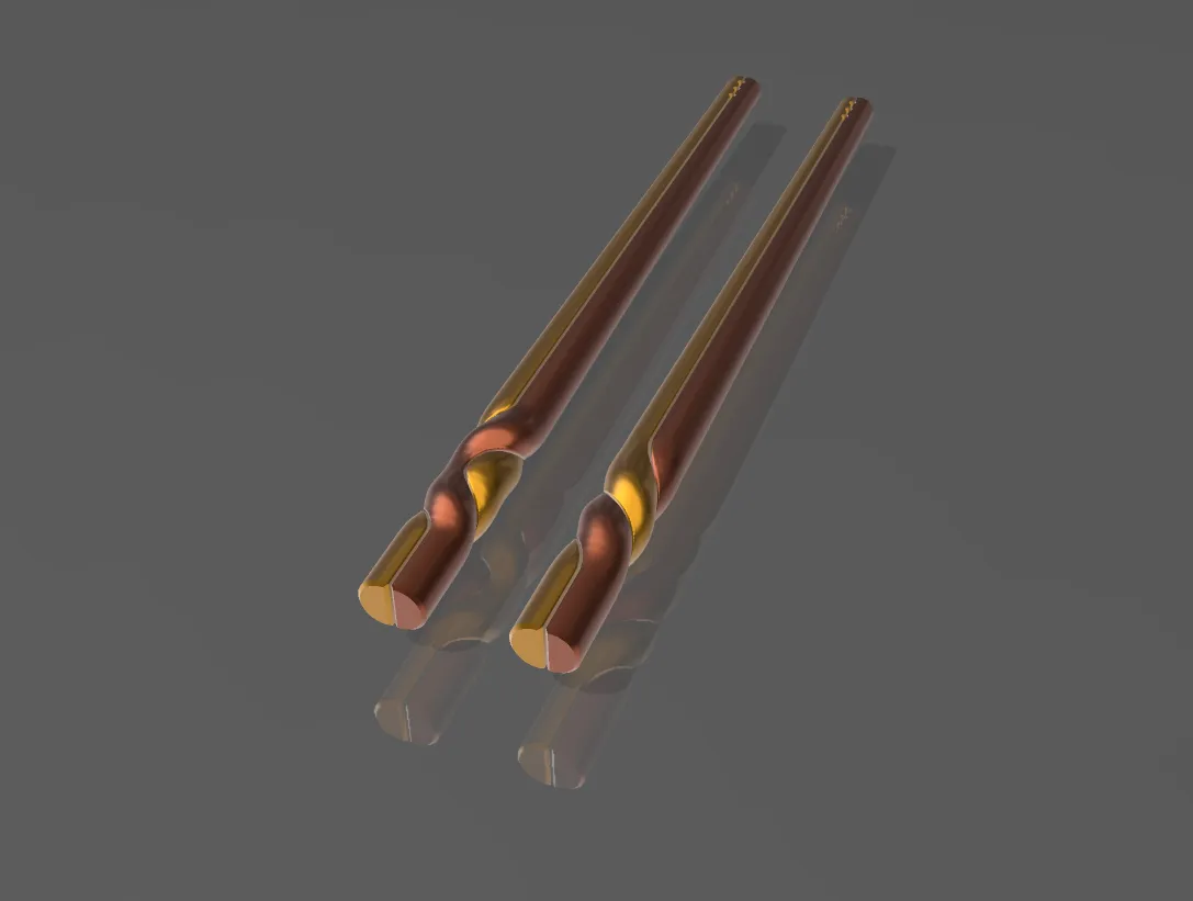 Đũa xoắn đa dạng hình dạng với thiết kế tiện lợi