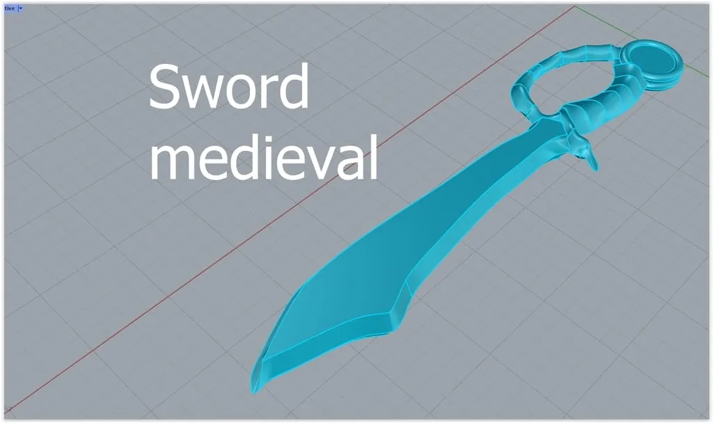 Kiếm thời trung cổ mô phỏng 3D