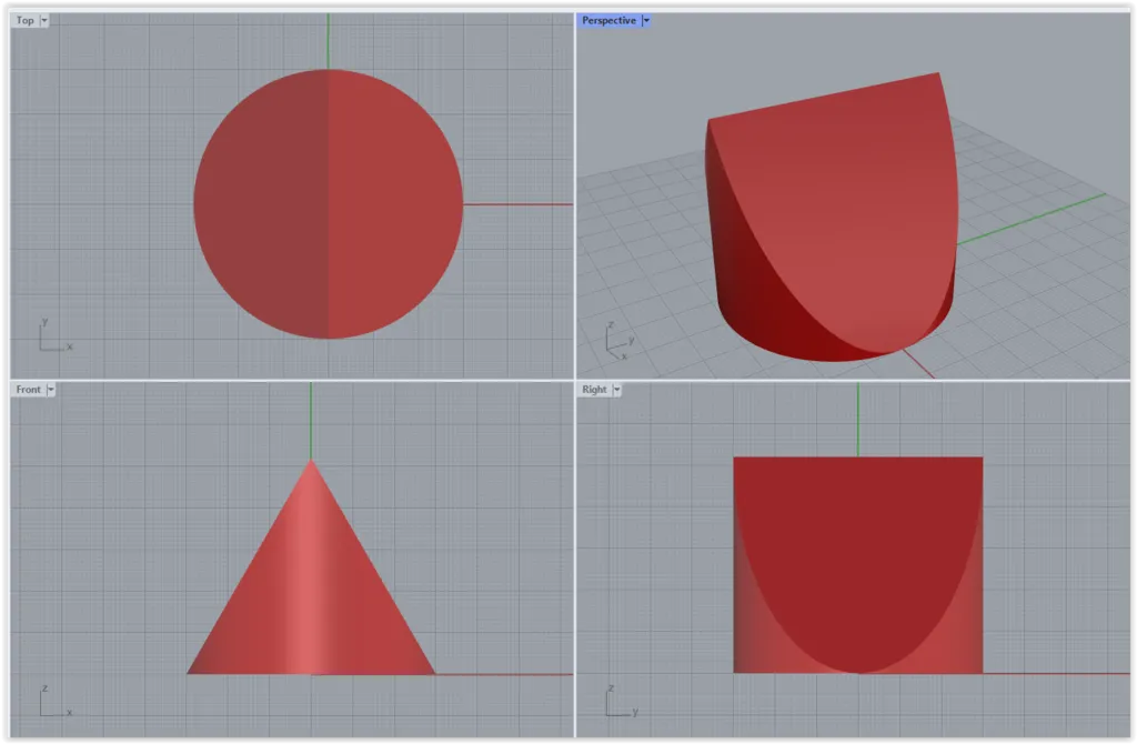 Mô hình 3D ảo ảnh hình tròn, vuông hoặc tam giác