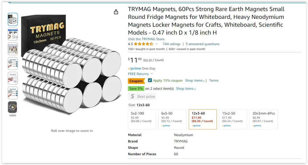 Giá đỡ từ tính cho bàn tổ ong trên máy khắc laser