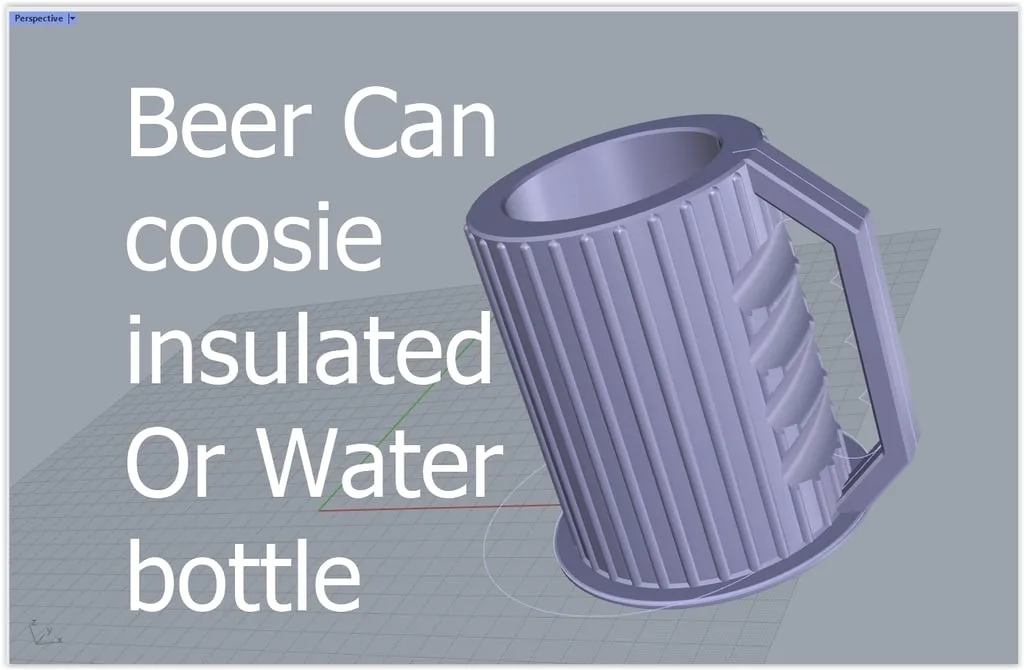 Vỏ giữ nhiệt bia có tay cầm phù hợp với chai nước 500ml