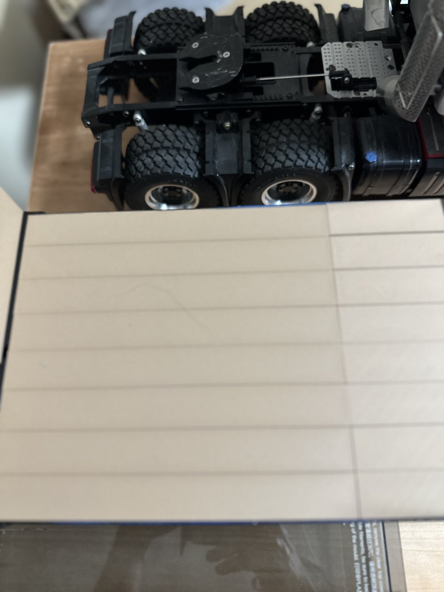 Sàn gỗ thay thế cho xe tải Tamiya Flachbettauflieger