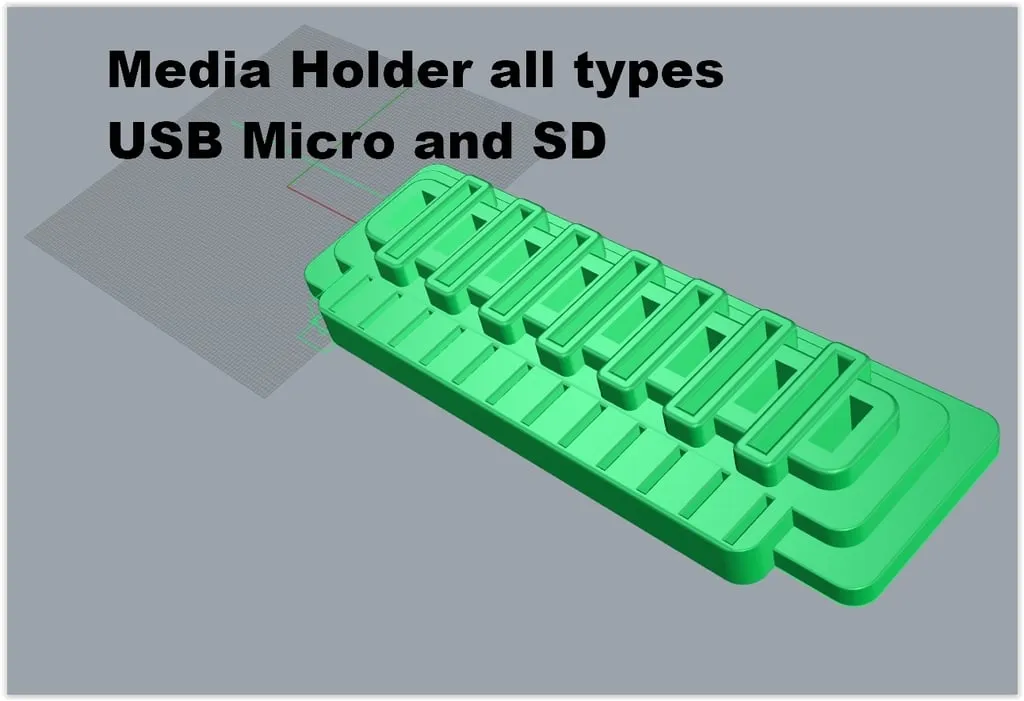 Giá đỡ media cho tất cả loại USB và Micro SD