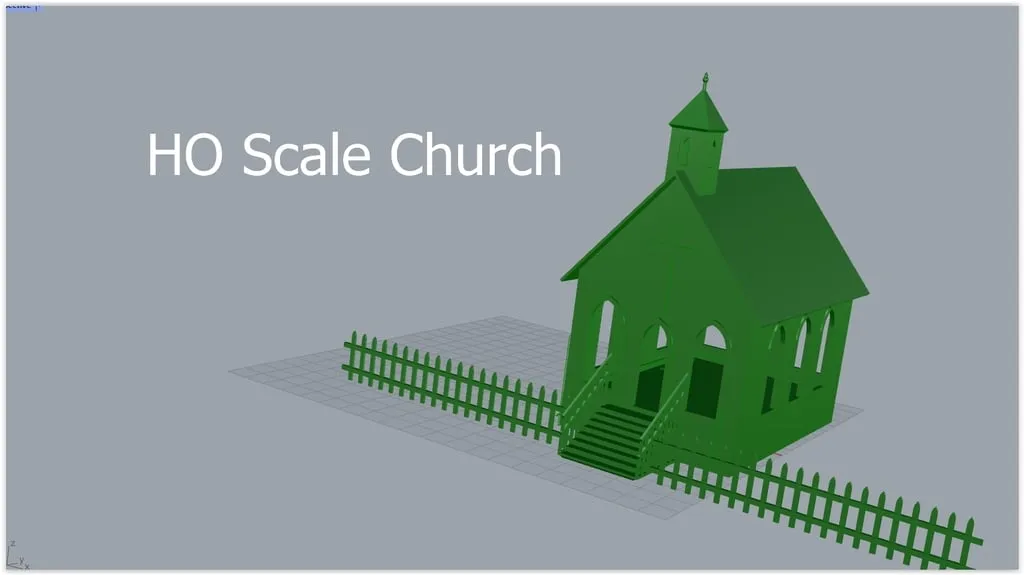 Nhà thờ quy mô HO cho mô hình tàu hỏa