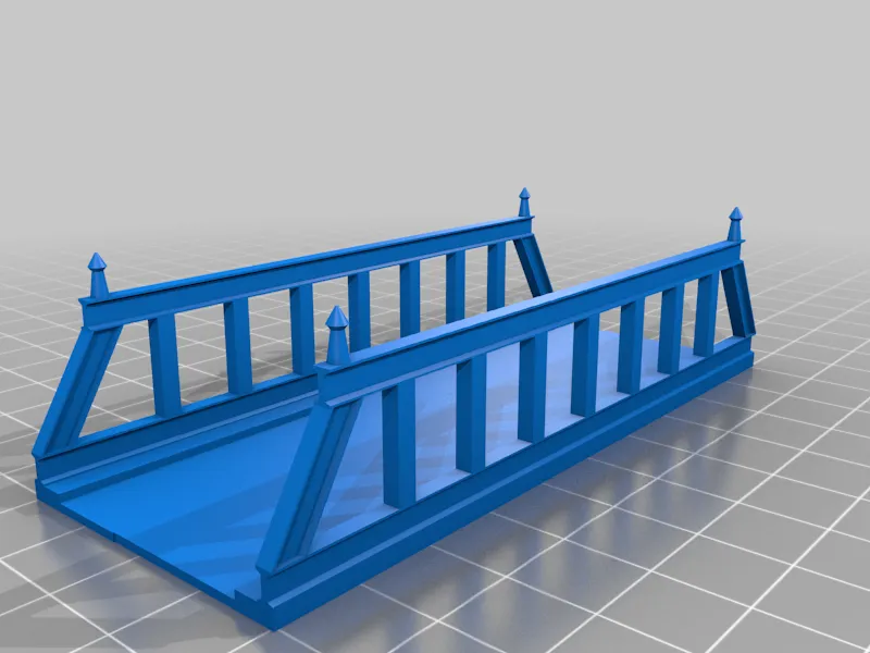 Cầu nhỏ tỉ lệ HO cho mô hình đường sắt