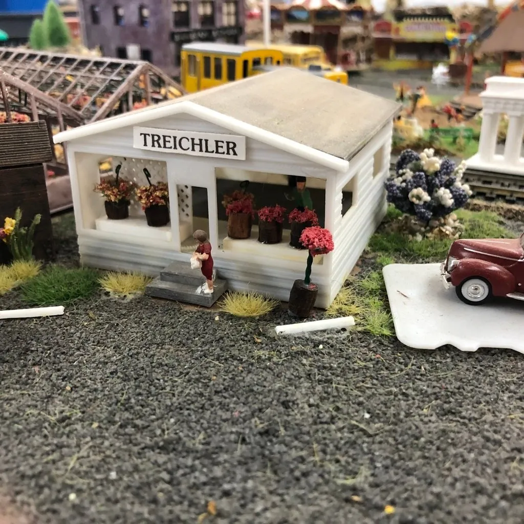 Cửa hàng hoa mô hình quy mô HO