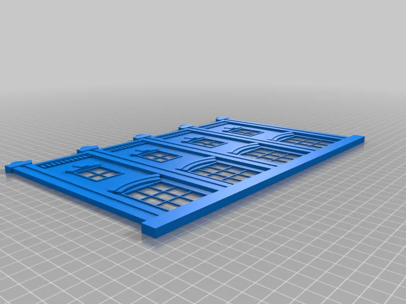 Tường nhà máy quy mô HO cho mô hình tàu hỏa