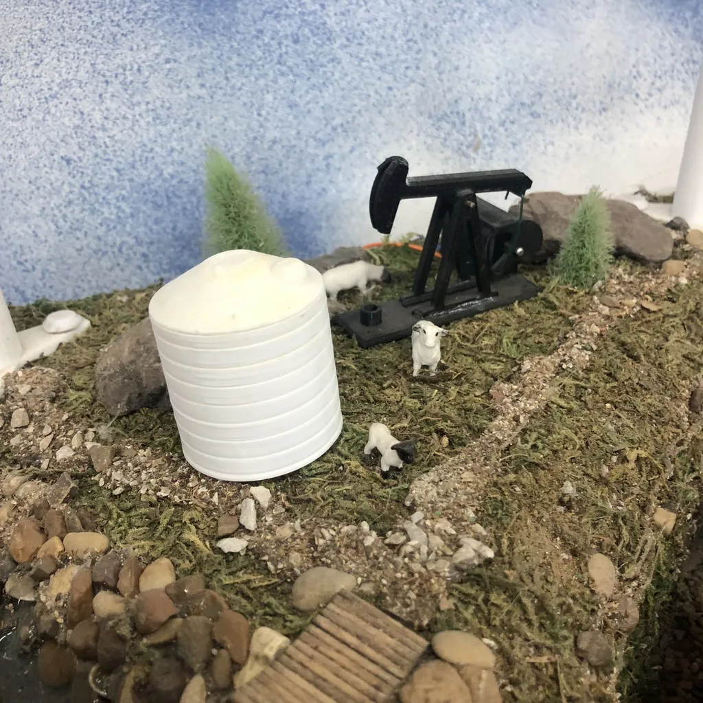 Bể chứa dầu tỷ lệ HO cho mô hình đường sắt