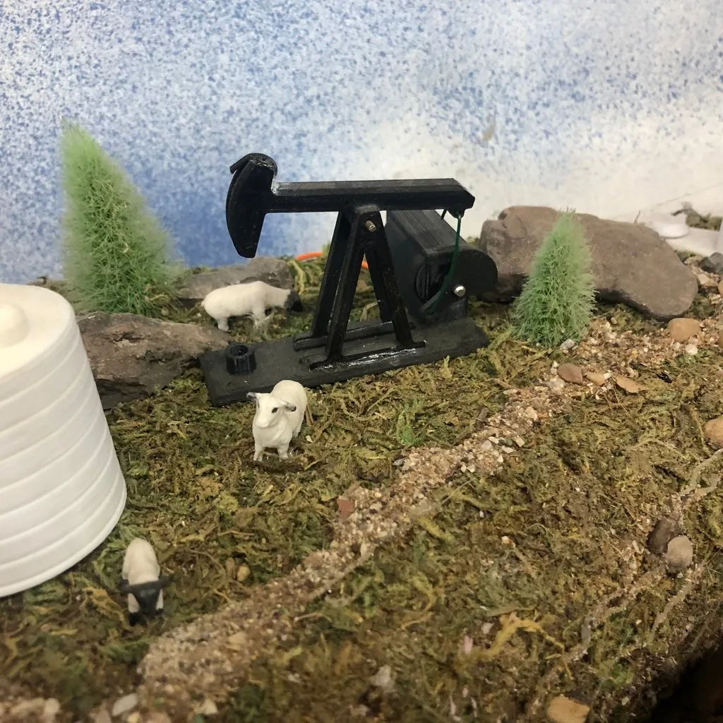 Cần cẩu bơm dầu tỷ lệ HO với động cơ DC