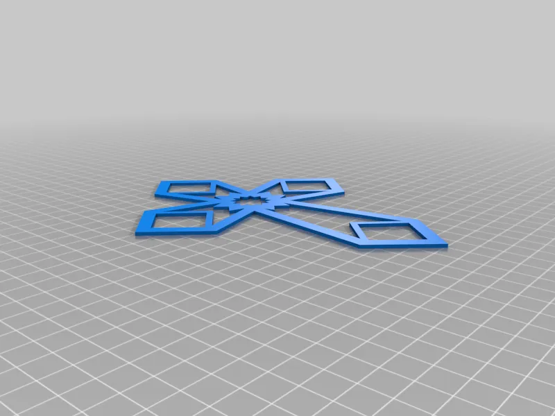 Mô hình chồng lớp in 3D hoặc cắt laser cao 7 inch