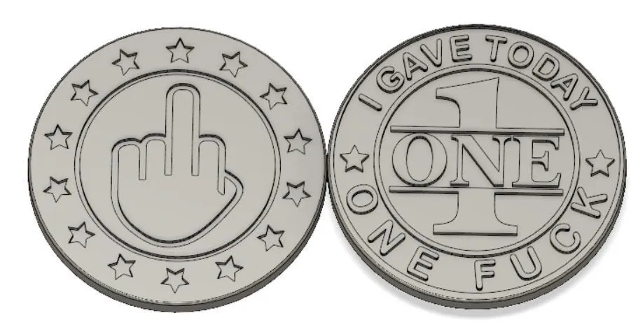 Đồng xu F**K to Give để thể hiện sự quan tâm
