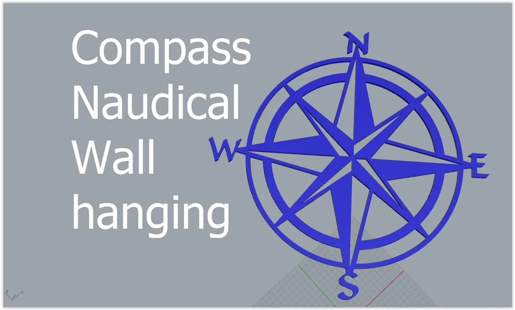 Giá treo tường la bàn hàng hải