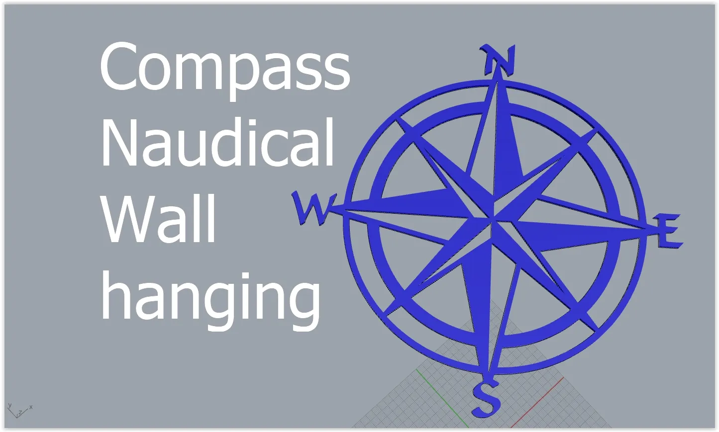 Giá treo tường la bàn hàng hải